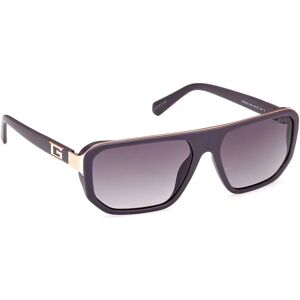 Guess Gu00124 Polarized Sunglasses Matte Violet / Smoke One Size Men Guess Gu00124 Polarized Sunglasses Matte Violet / Smoke One Size Men