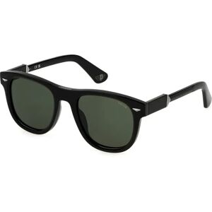 Police Spll87e Sunglasses Shiny Black Green / CAT3 Men Police Spll87e Sunglasses Shiny Black Green / CAT3 Men