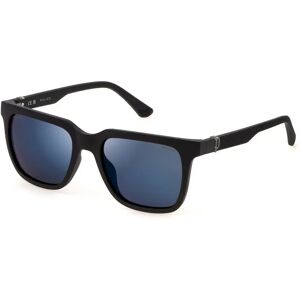 Police Spln34e Polarized Sunglasses Sanblasted Or Matt Blue Smoke/Mirror Blue / CAT3 Men Police Spln34e Polarized Sunglasses Sanblasted Or Matt Blue Smoke/Mirror Blue / CAT3 Men