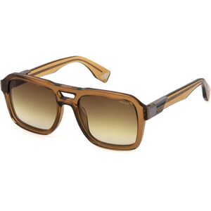 Police Spln65e Sunglasses Shiny Transp.Light Brown Brown Gradient Blue / CAT2 Men Police Spln65e Sunglasses Shiny Transp.Light Brown Brown Gradient Blue / CAT2 Men