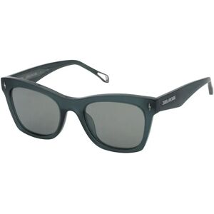 Zadig&voltaire Szv373 Woman Sunglasses Shiny Opal Sage Green Smoke Mirror Gold / CAT2 Women Zadig&voltaire Szv373 Woman Sunglasses Shiny Opal Sage Green Smoke Mirror Gold / CAT2 Women