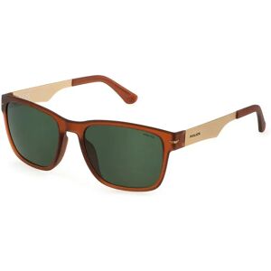 Police Spll09-56w45m Sunglasses Brown Green Men Police Spll09-56w45m Sunglasses Brown Green Men