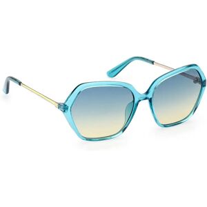 Guess Gu00134 Woman Polarized Sunglasses Shiny Turquoise Gradient Blue Women Guess Gu00134 Woman Polarized Sunglasses Shiny Turquoise Gradient Blue Women