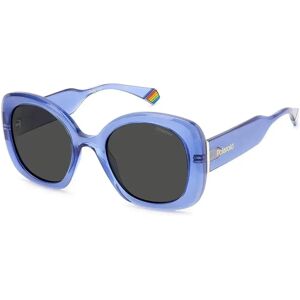 Polaroid Pld6190smvu Woman Polarized Sunglasses Blue One Size Women Polaroid Pld6190smvu Woman Polarized Sunglasses Blue One Size Women