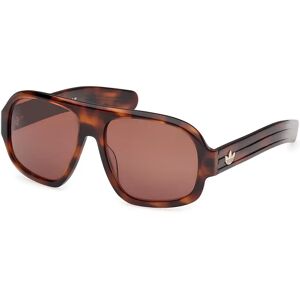 adidas Originals Or0125 Sunglasses Dark Havana One Size Men adidas Originals Or0125 Sunglasses Dark Havana One Size Men