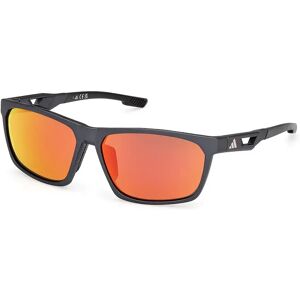 adidas Sport Sp0101 Sunglasses Matte Black / Roviex Mirror One Size Men adidas Sport Sp0101 Sunglasses Matte Black / Roviex Mirror One Size Men