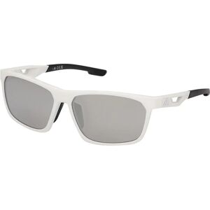 adidas Sport Sp0101 Sunglasses White / Smoke Mirror One Size Men adidas Sport Sp0101 Sunglasses White / Smoke Mirror One Size Men