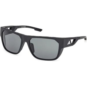 adidas Sport Sp0102 Sunglasses Matte Black / Green One Size Men adidas Sport Sp0102 Sunglasses Matte Black / Green One Size Men