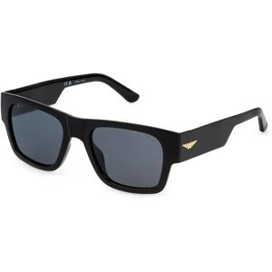 Police Ocean Maxi 1 54 Mm Polarized Sunglasses Total Shiny Black Smoke/CAT3P Men Police Ocean Maxi 1 54 Mm Polarized Sunglasses Total Shiny Black Smoke/CAT3P Men