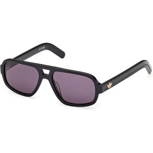 adidas Originals Or0134 Sunglasses Shiny Black / Smoke One Size Men adidas Originals Or0134 Sunglasses Shiny Black / Smoke One Size Men