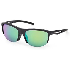 adidas Sport Sp0112 Sunglasses Matte Black / Green Mirror One Size Men,Women adidas Sport Sp0112 Sunglasses Matte Black / Green Mirror One Size Men,Women