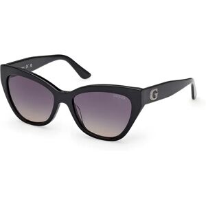 Guess Gu00204 Woman Sunglasses Shiny Black / Gradient Smoke One Size Women Guess Gu00204 Woman Sunglasses Shiny Black / Gradient Smoke One Size Women