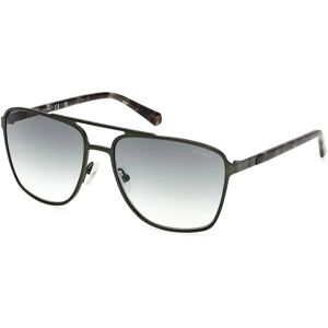 Guess Gu00210 Sunglasses Matte Dark Green / Gradient Green One Size Men Guess Gu00210 Sunglasses Matte Dark Green / Gradient Green One Size Men