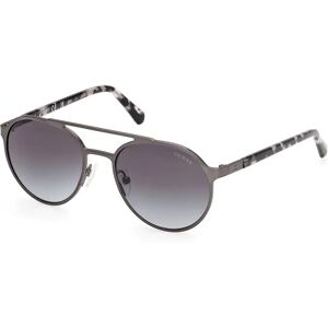 Guess Gu00211 Sunglasses Matte Dark Nickeltin / Gradient Smoke One Size Men Guess Gu00211 Sunglasses Matte Dark Nickeltin / Gradient Smoke One Size Men