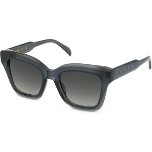 Tous Stoc81v Square Woman Sunglasses Shiny Blue Top / Grey Smoke Gradient Smoke/CAT3 Women Tous Stoc81v Square Woman Sunglasses Shiny Blue Top / Grey Smoke Gradient Smoke/CAT3 Women