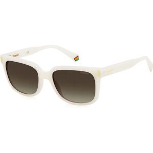 Polaroid Pld6191svk6 Sunglasses White / Brown Polarized/Gradient Men,Women Polaroid Pld6191svk6 Sunglasses White / Brown Polarized/Gradient Men,Women