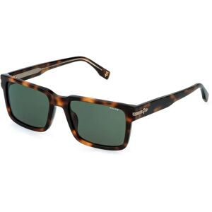Police Splr75-570752 Sunglasses Shiny Dark Havana Green/CAT3 Men Police Splr75-570752 Sunglasses Shiny Dark Havana Green/CAT3 Men
