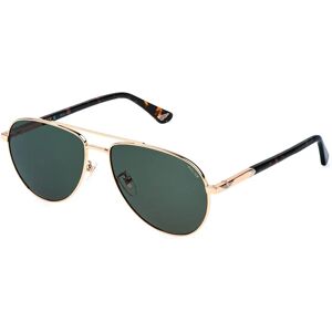Police Splr77-61300y Sunglasses Shiny Rose Gold Green/CAT3 Men Police Splr77-61300y Sunglasses Shiny Rose Gold Green/CAT3 Men