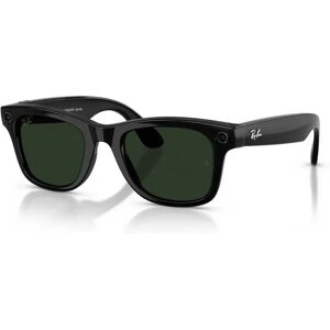 Ray-Ban Wayfarer Meta Gen 2 Photochromic Sunglasses Shiny Black Transitions Graphite Green/CAT1-3 Men,Women Ray-Ban Wayfarer Meta Gen 2 Photochromic Sunglasses Shiny Black Transitions Graphite Green/CAT1-3 Men,Women