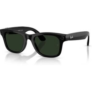 Ray-Ban Wayfarer Meta Gen 2 Photochromic Sunglasses Shiny Black 01 Transitions Graphite Green/CAT1-3 Men,Women Ray-Ban Wayfarer Meta Gen 2 Photochromic Sunglasses Shiny Black 01 Transitions Graphite Green/CAT1-3 Men,Women
