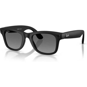 Ray-Ban Wayfarer Meta Gen 2 Polarized Sunglasses Matte Black 03 Polar Gradient Graphite Men,Women Ray-Ban Wayfarer Meta Gen 2 Polarized Sunglasses Matte Black 03 Polar Gradient Graphite Men,Women