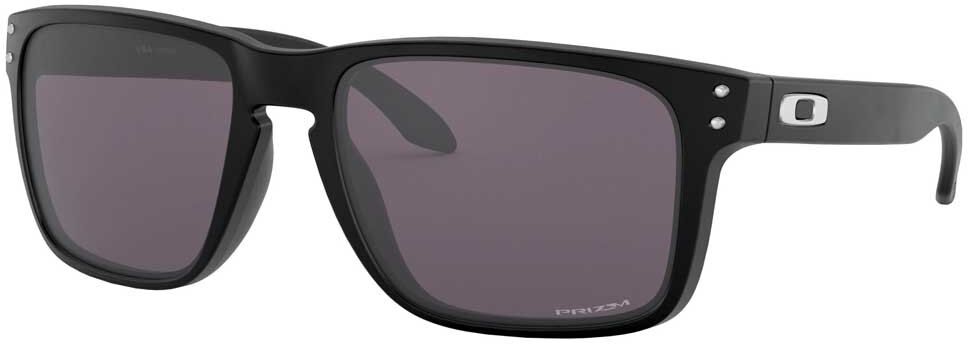 Oakley Holbrook Xl Prizm Gray Sunglasses Matte Black Prizm Grey/CAT3 Men,Women