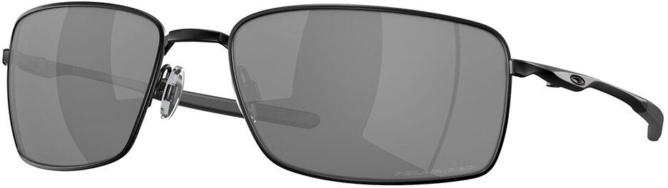 Oakley Squared Wire Polarized Sunglasses Matte Black Black Iridium Polarized/CAT3 Men,Women,
