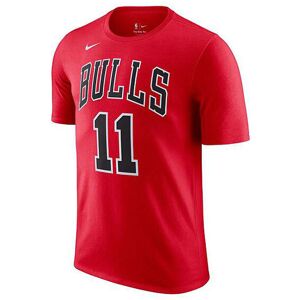 Nike Bulls Short Sleeve T-shirt Red M Men