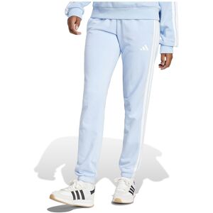 adidas Essentials 3 Stripes French Terry Cuffed Joggers Glow Blue / White 2XS Women