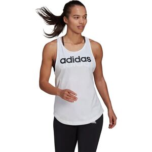 adidas Essentials Loose Logo Sleeveless T-shirt White / Black L Women adidas Essentials Loose Logo Sleeveless T-shirt White / Black L Women