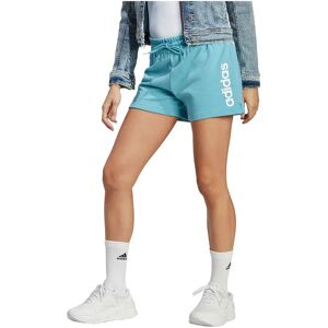 adidas Lin Ft Shorts Preloved Blue / White XS Women adidas Lin Ft Shorts Preloved Blue / White XS Women