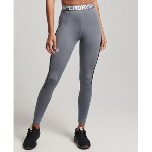 Superdry Women's Grey Sports Leggings - Sport Superdry Women's Grey Sports Leggings - Sport