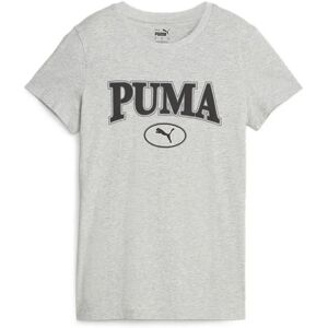 Puma Squad Graphic T Short Sleeve T-shirt Light Gray Heather XS Women Puma Squad Graphic T Short Sleeve T-shirt Light Gray Heather XS Women