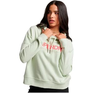 Superdry Sportswear Logo Boxy Hoodie Tender Greens 2XS Women Superdry Sportswear Logo Boxy Hoodie Tender Greens 2XS Women