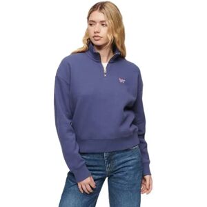 Superdry Essential Half Zip Sweatshirt Mariner Navy 2XS Women Superdry Essential Half Zip Sweatshirt Mariner Navy 2XS Women
