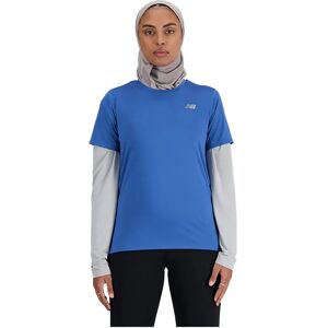 New Balance Sport Essentials Short Sleeve T-shirt Blue Agate S Women New Balance Sport Essentials Short Sleeve T-shirt Blue Agate S Women