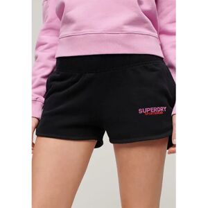 Superdry Sportswear Logo Racer Sweat Shorts Black S Women Superdry Sportswear Logo Racer Sweat Shorts Black S Women