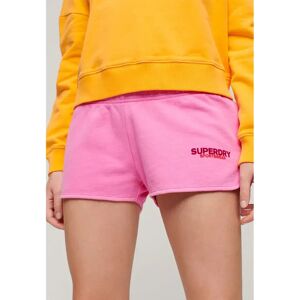Superdry Sportswear Logo Racer Sweat Shorts Paparazzi Pink 2XS Women Superdry Sportswear Logo Racer Sweat Shorts Paparazzi Pink 2XS Women