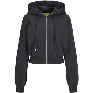 Jack & Jones Palma Rlx Short Jjxx Full Zip Sweatshirt Phantom L Women Jack & Jones Palma Rlx Short Jjxx Full Zip Sweatshirt Phantom L Women