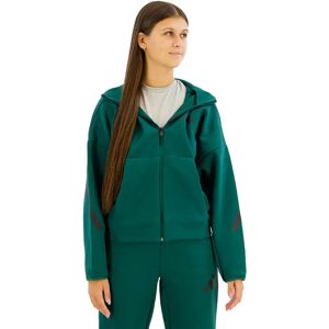 adidas Z.n.e Full Zip Sweatshirt Collegiate Green L Women adidas Z.n.e Full Zip Sweatshirt Collegiate Green L Women