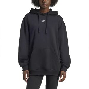 adidas Originals Essentials Loose Fleece Hoodie Black / Black 2XS Women adidas Originals Essentials Loose Fleece Hoodie Black / Black 2XS Women