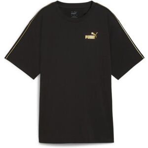 Puma Ess Tape Minimal Gold Short Sleeve T-shirt Black S Women Puma Ess Tape Minimal Gold Short Sleeve T-shirt Black S Women