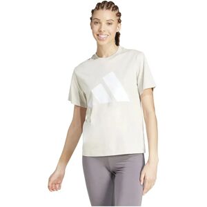 adidas Essentials Big Logo Cotton Short Sleeve T-shirt Wonder Alumina / White L Women adidas Essentials Big Logo Cotton Short Sleeve T-shirt Wonder Alumina / White L Women