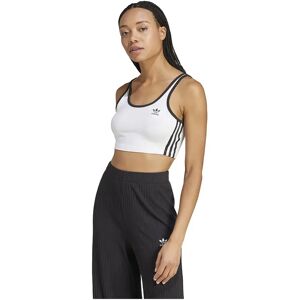 adidas Originals Adicolor 3 Stripes Sleeveless Top White / Black L Women adidas Originals Adicolor 3 Stripes Sleeveless Top White / Black L Women
