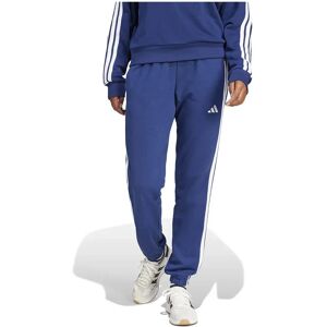 adidas Essentials 3 Stripes French Terry Cuffed Joggers Dark Blue / White XS Women adidas Essentials 3 Stripes French Terry Cuffed Joggers Dark Blue / White XS Women