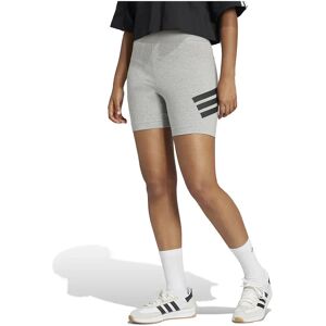 adidas Future Icons 3 Stripes Biker Short Leggings Medium Grey Heather S Women adidas Future Icons 3 Stripes Biker Short Leggings Medium Grey Heather S Women