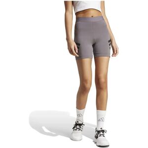 adidas Future Icons 3 Stripes Biker Short Leggings Grey Strata L Women adidas Future Icons 3 Stripes Biker Short Leggings Grey Strata L Women