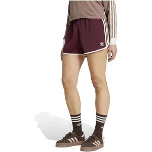 adidas Originals Adicolor 3 Stripes Sprinter Shorts Maroon / Cream White 2XS Women adidas Originals Adicolor 3 Stripes Sprinter Shorts Maroon / Cream White 2XS Women