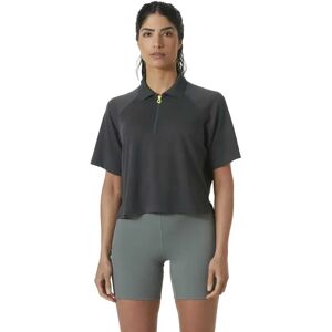 Helly Hansen Women's Inshore Zip Crop Polo - Grey - Polo shirt Helly Hansen Women's Inshore Zip Crop Polo - Grey - Polo shirt