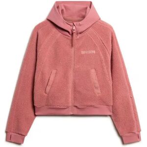 Superdry Active Tech Fleece Full Zip Sweatshirt Withered Rose 2XS Women Superdry Active Tech Fleece Full Zip Sweatshirt Withered Rose 2XS Women